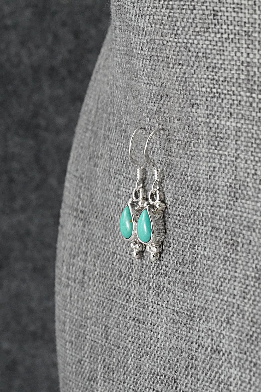Turquoise and Sterling Silver Earrings - Sharon McCarthy