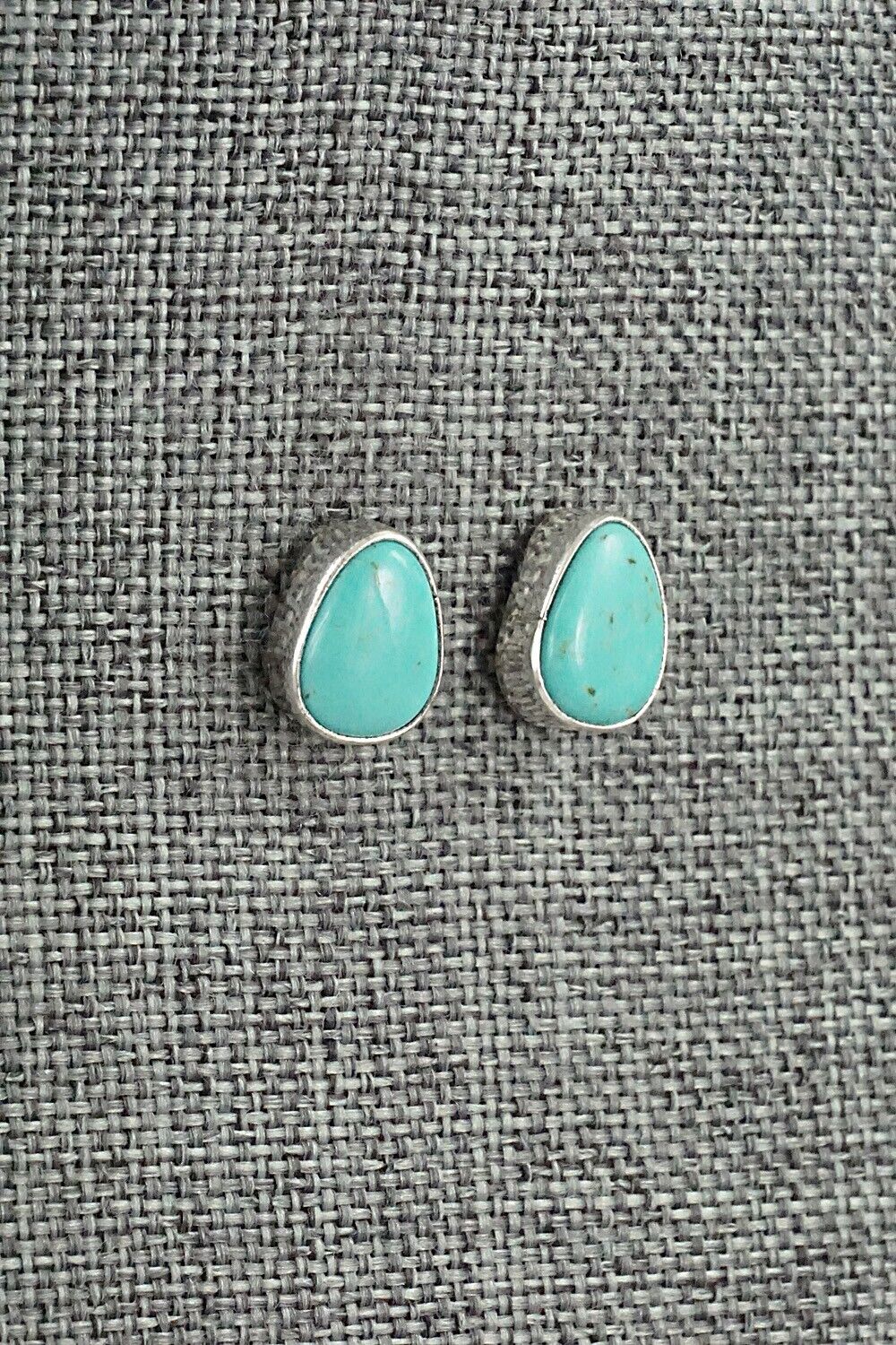 Turquoise & Sterling Silver Earrings - Marco Begaye