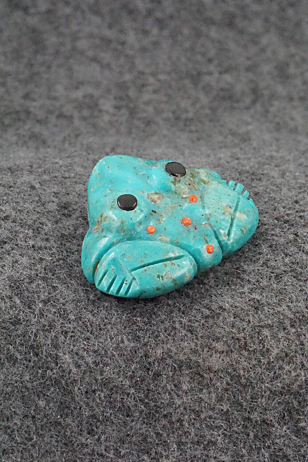Frog Zuni Fetish Carving - Reynold Lunasee