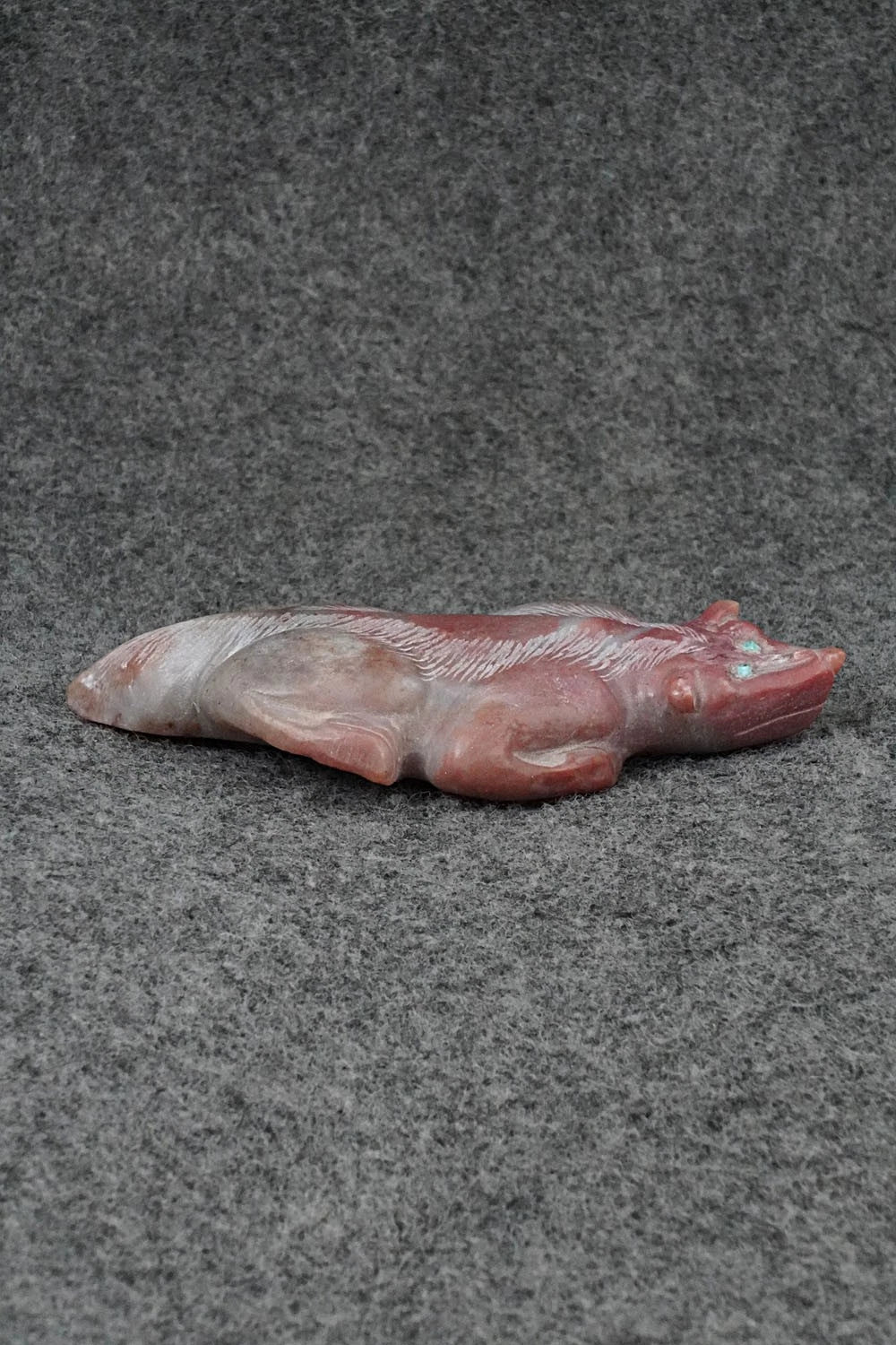 Badger Zuni Fetish Carving - Terrance Panteah