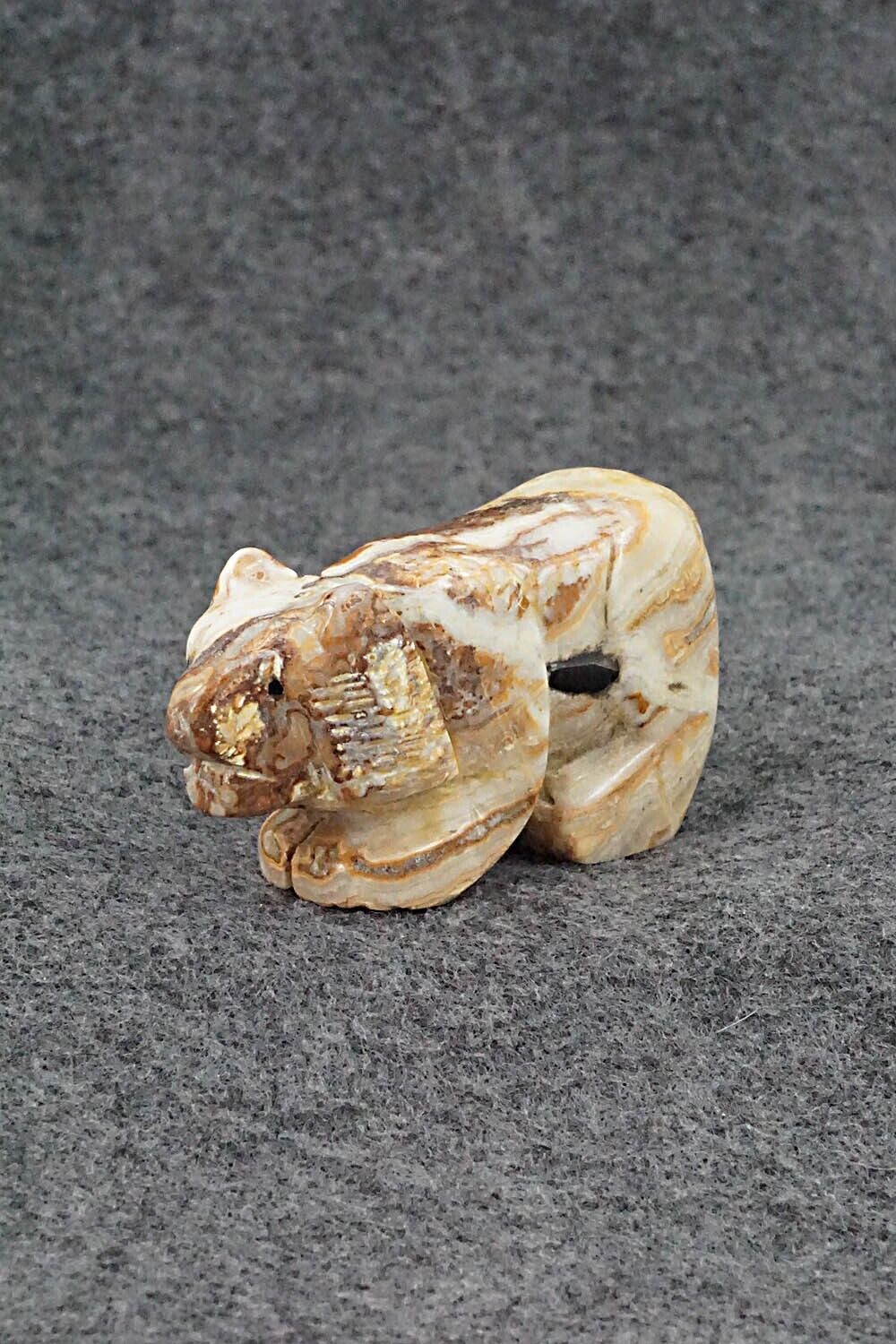 Bobcat Zuni Fetish Carving - Danny Lonjose
