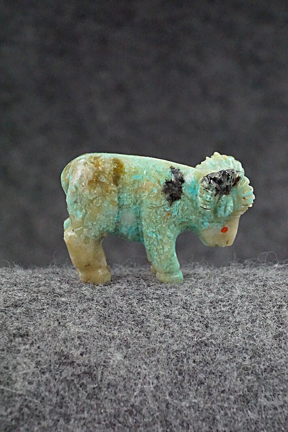 Ram Zuni Fetish Carving - Andres Quandelacy