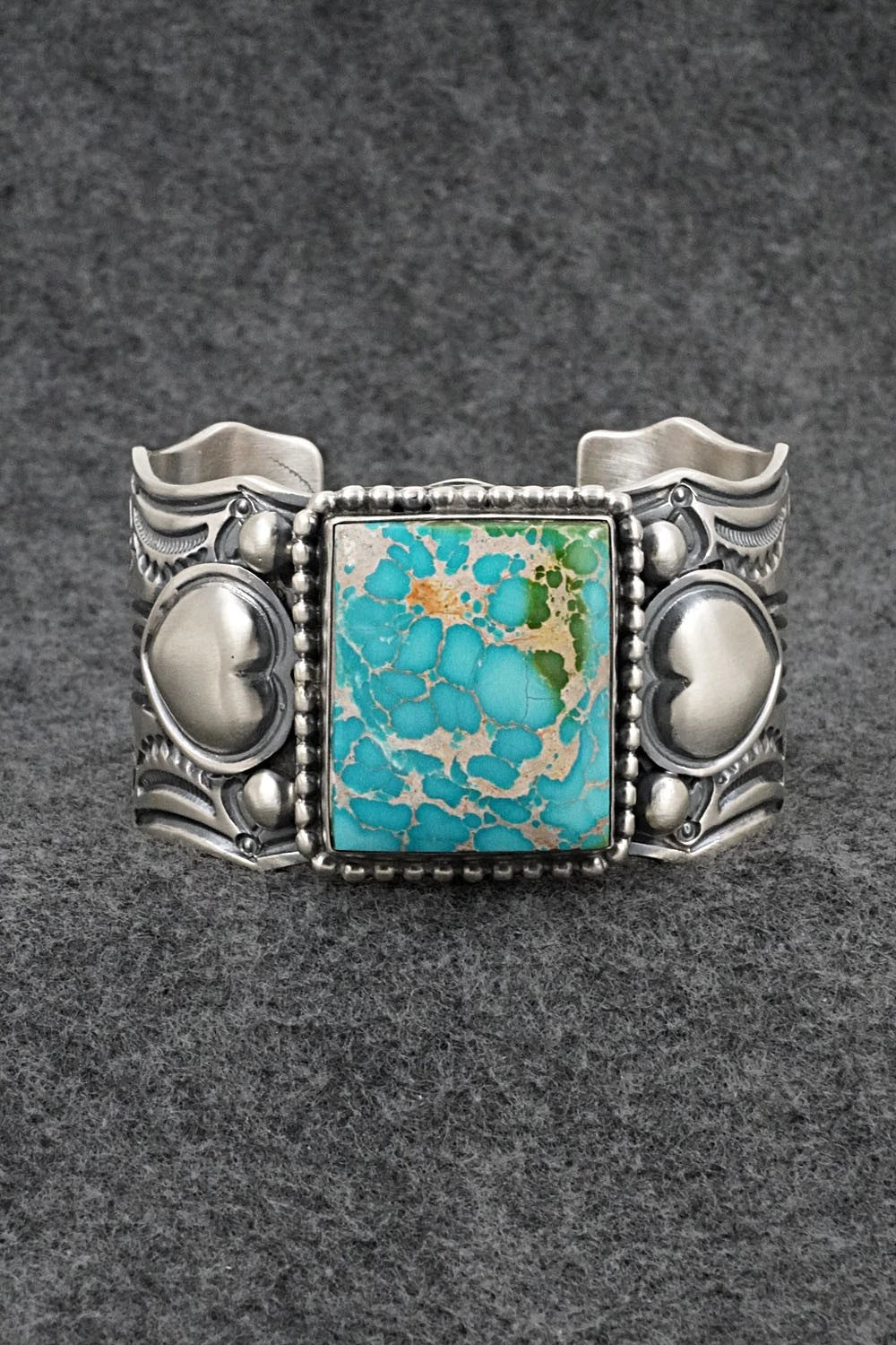 Turquoise & Sterling Silver Bracelet - Arnold Blackgoat