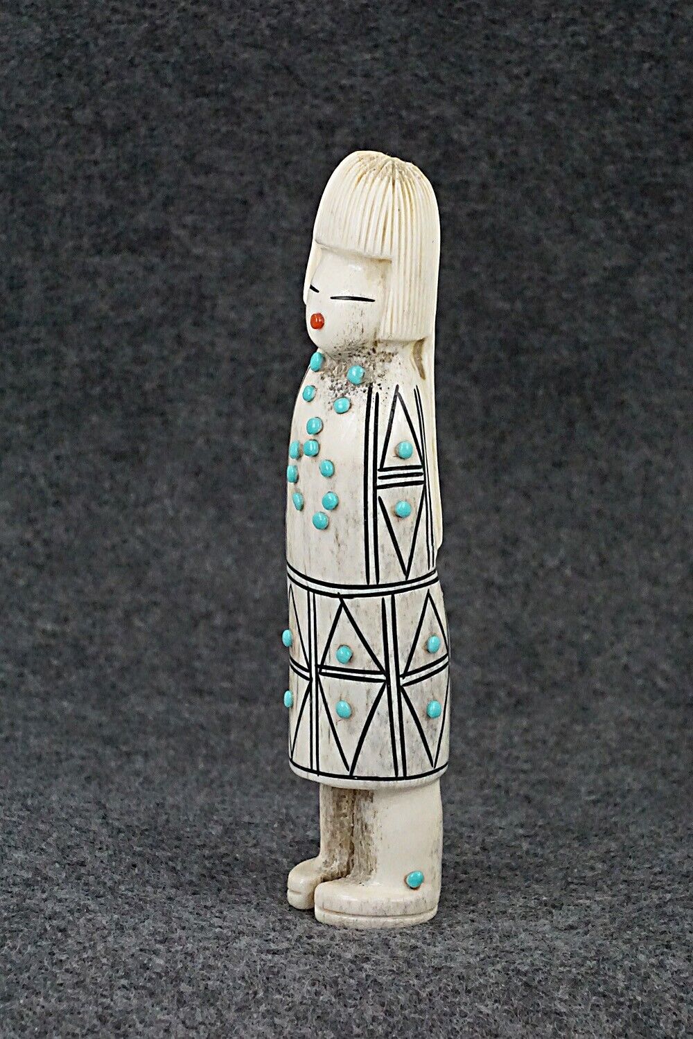 Corn Maiden Zuni Fetish Carving - Claudia Peina