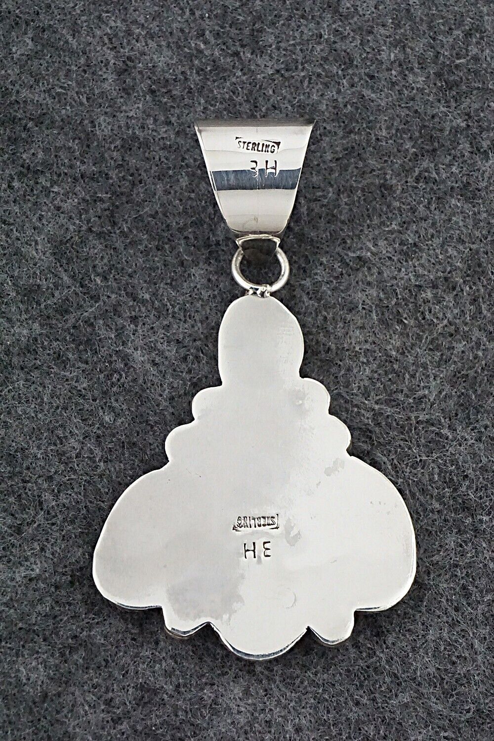Turquoise & Sterling Silver Pendant - Ernest Hawthorne