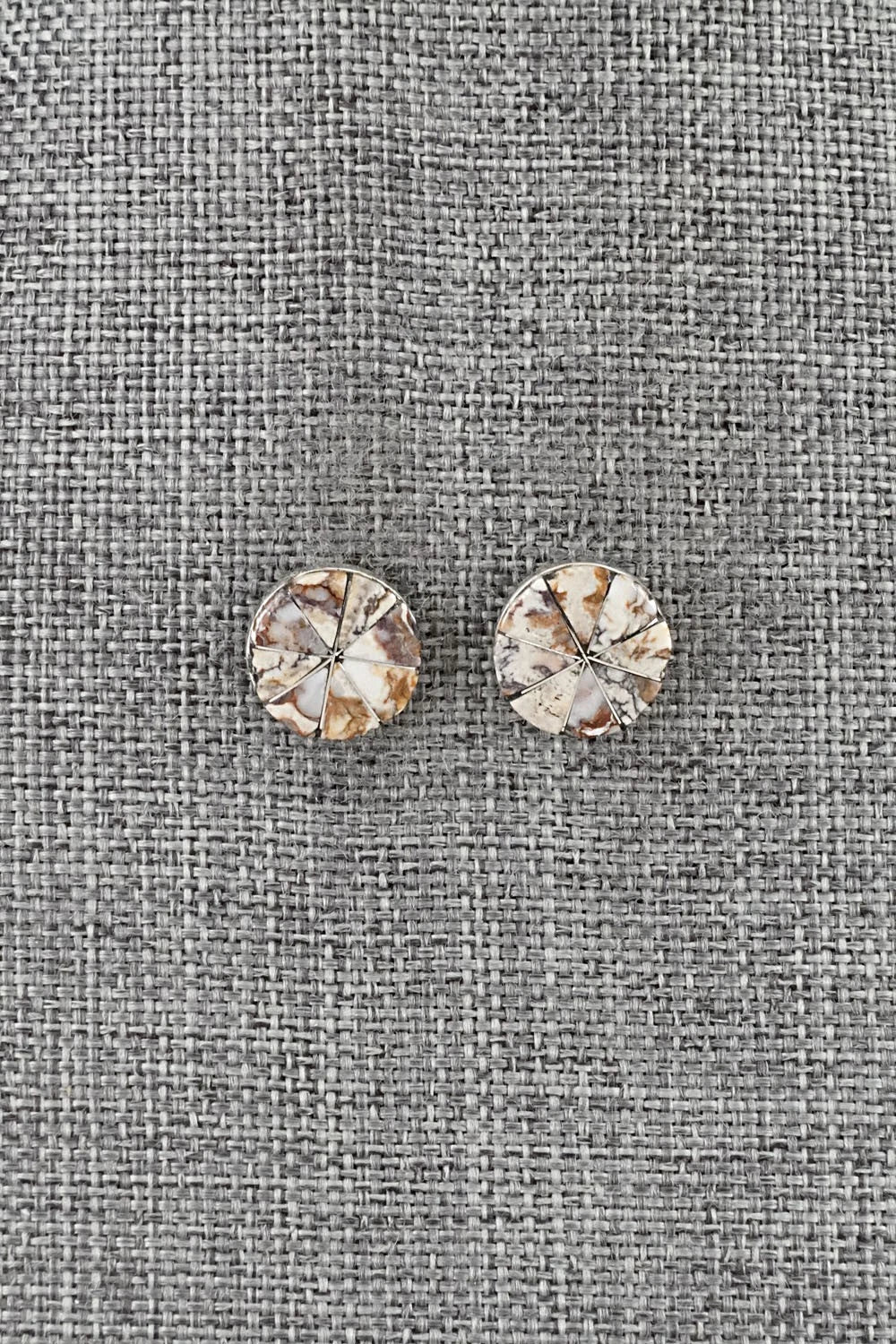 Wild Horse & Sterling Silver Earrings - Johnson Laweka