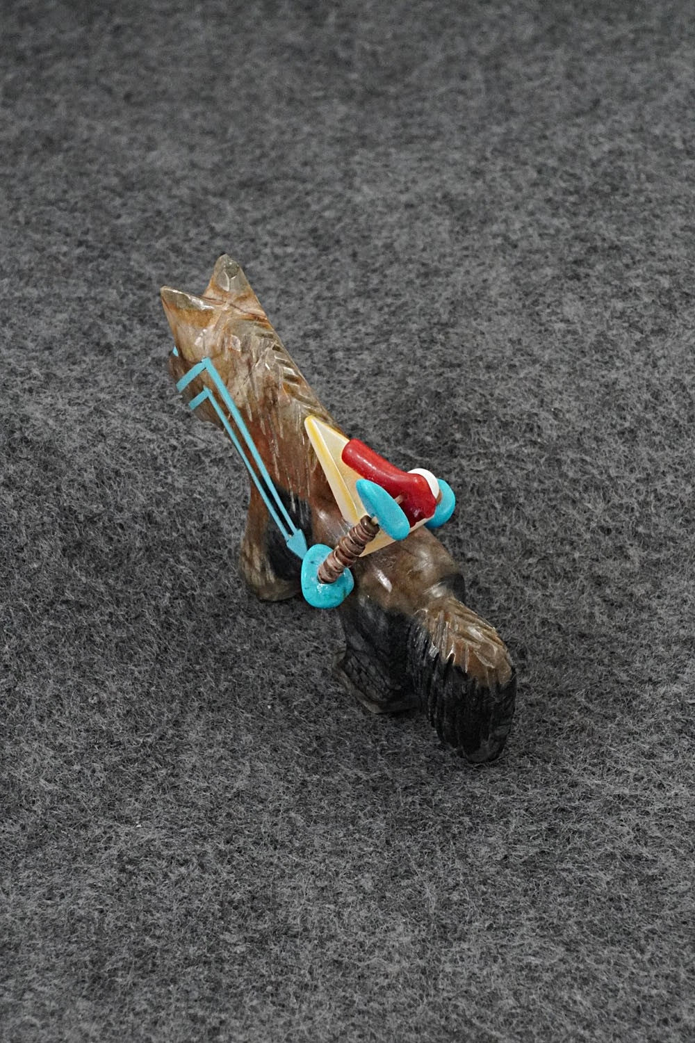 Horse Zuni Fetish Carving - Rodney Laiwakete
