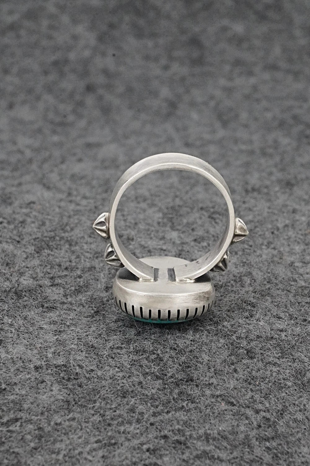 Turquoise & Sterling Silver Ring - Darrin Livingston - Size 9