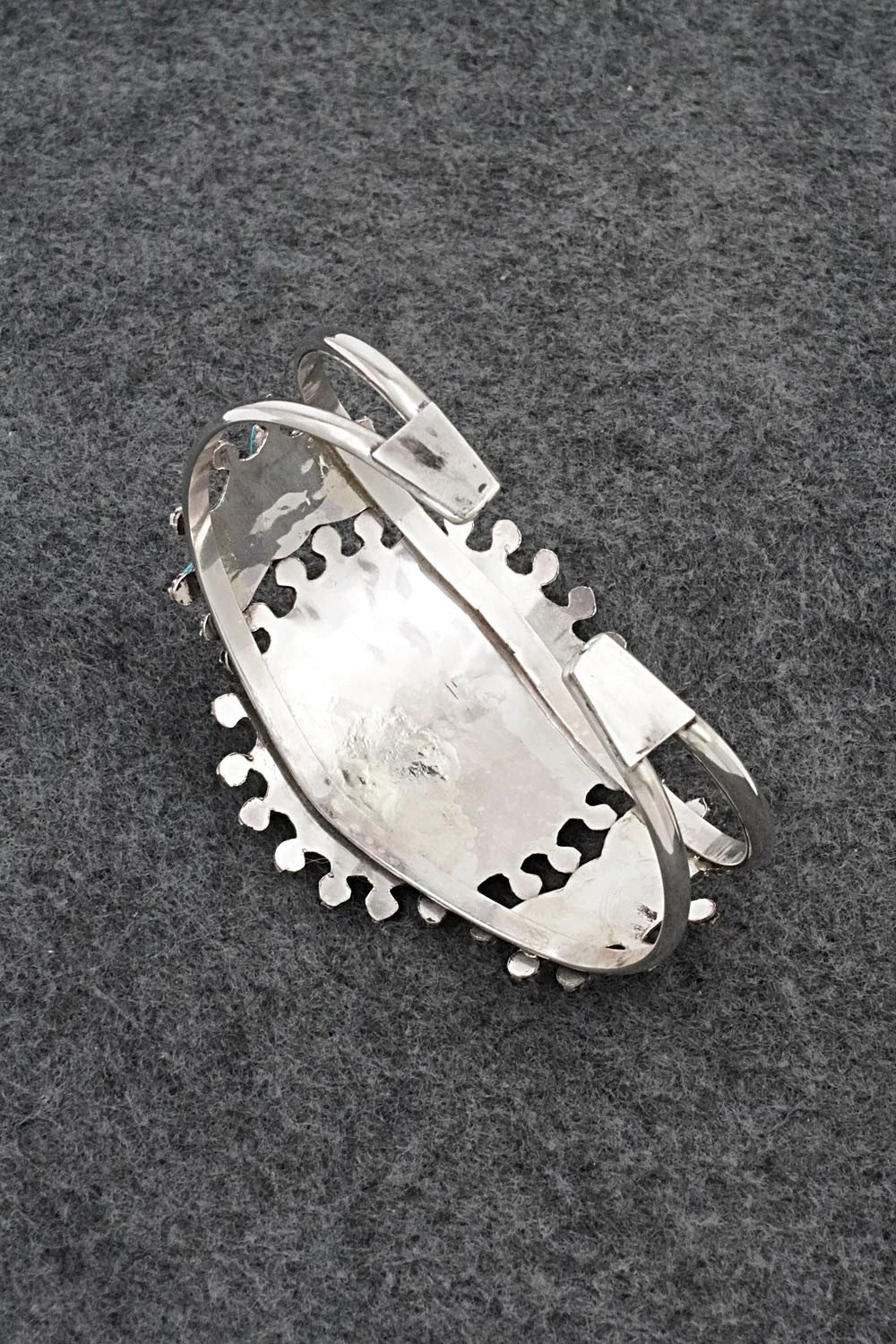 Turquoise & Sterling Silver Bracelet - Merlinda Chavez