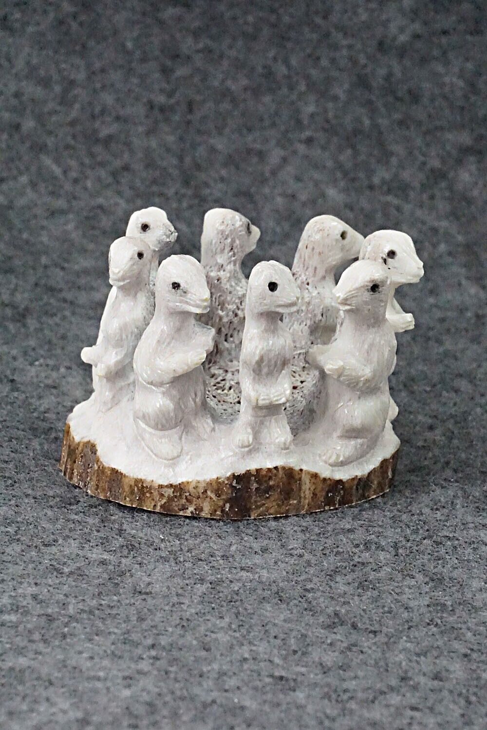 Prairie Dogs Zuni Fetish Carving - Chris Peina