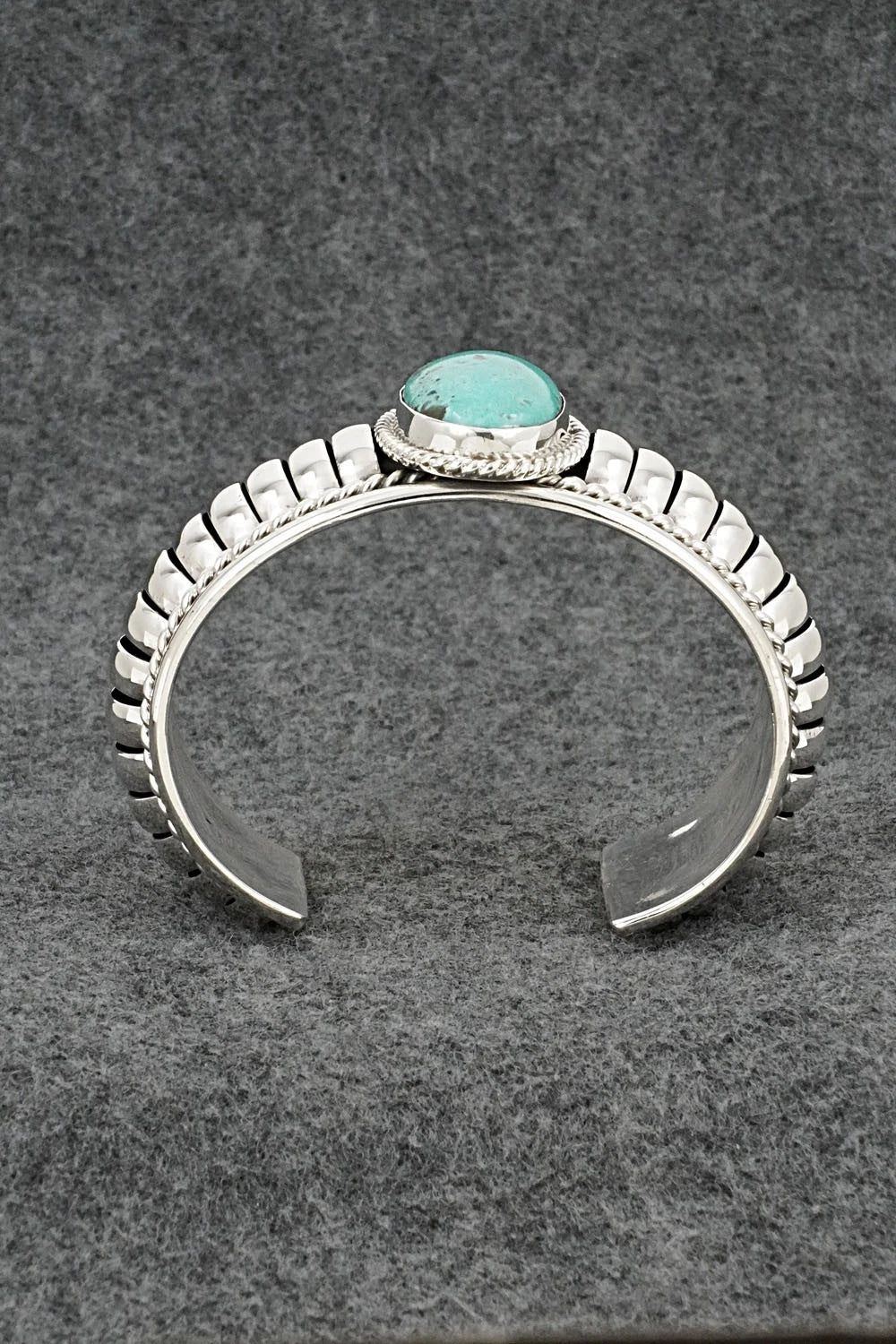 Turquoise & Sterling Silver Bracelet - Thomas Charley