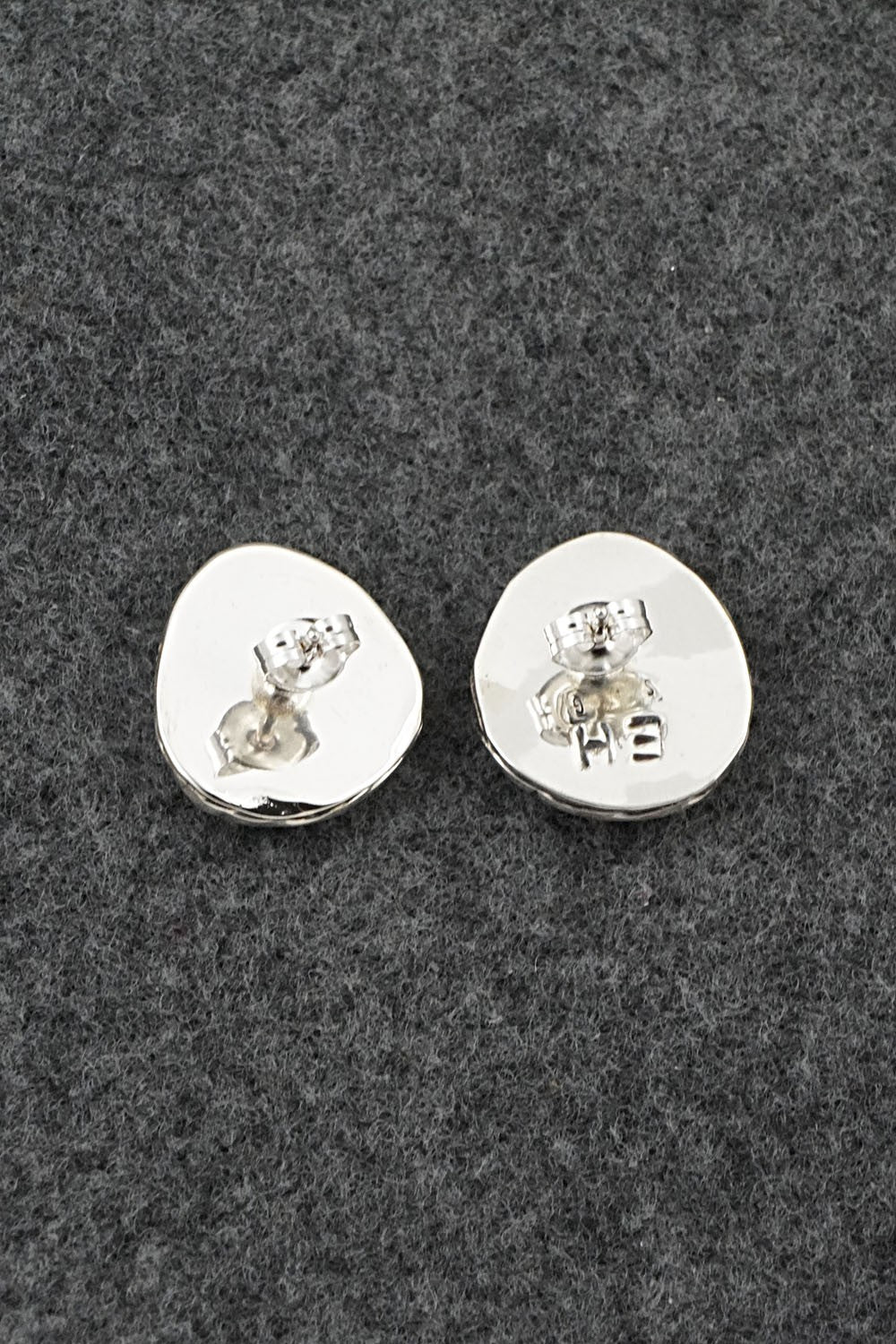 Turquoise & Sterling Silver Earrings - Ernest Hawthorne