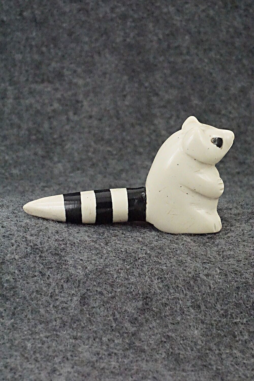 Racoon Zuni Fetish Carving - Justin Red Elk