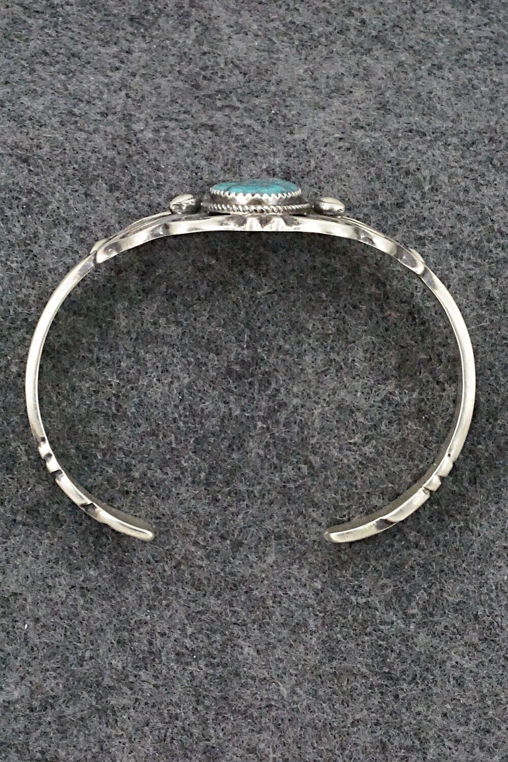 Turquoise & Sterling Silver Bracelet - Valerie Cayatineto