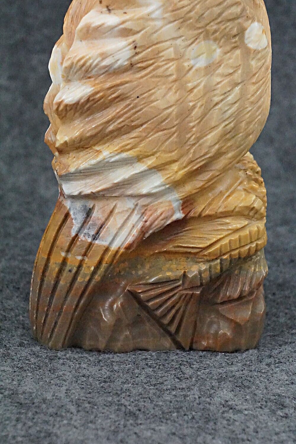 Eagle with Fish Zuni Fetish Carving - Tony Mackel