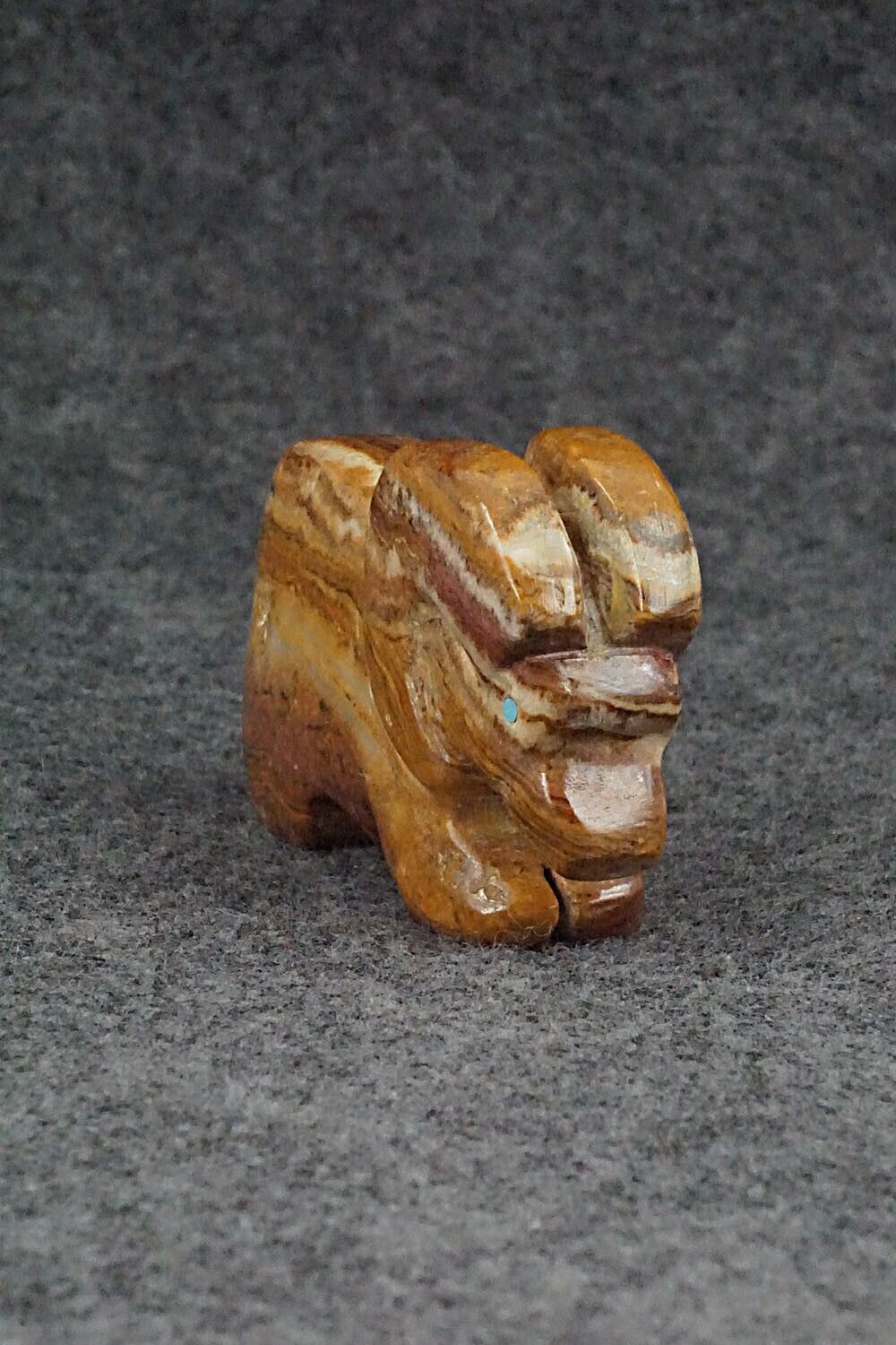Ram Zuni Fetish Carving - Danny Lonjose