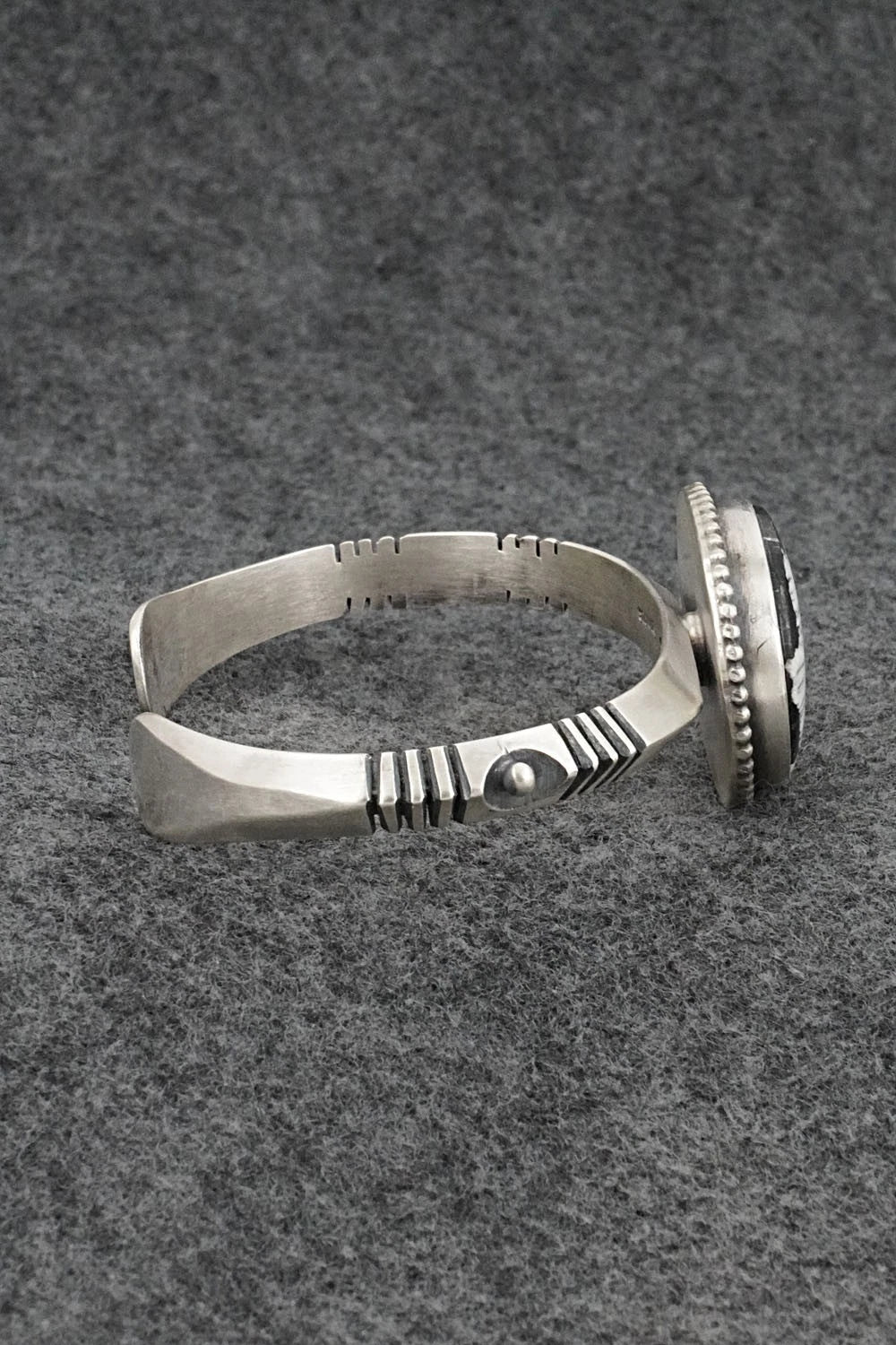 White Buffalo & Sterling Silver Bracelet - Paul Livingston