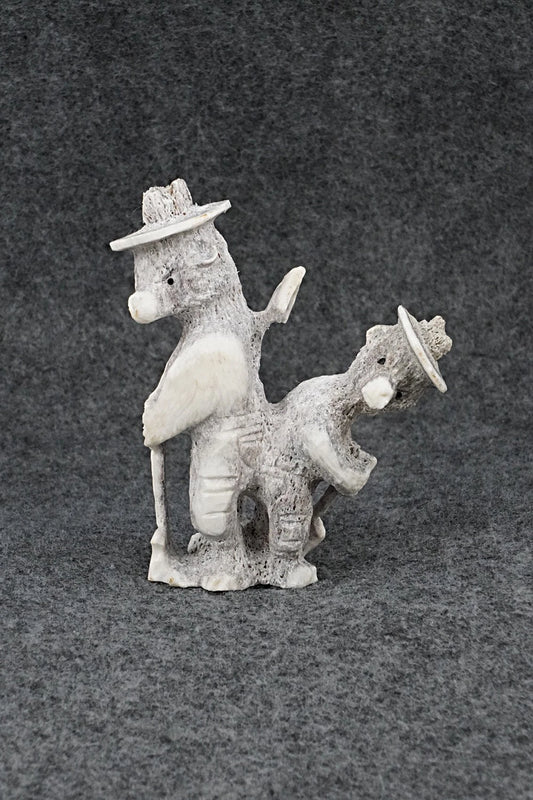 Smokey Bear Zuni Fetish Carving - Chris Peina