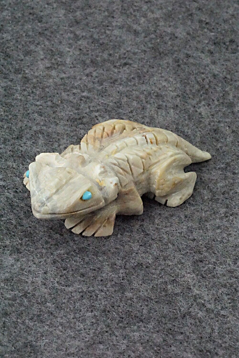Horned Toad Zuni Fetish Carving - Dana Malani