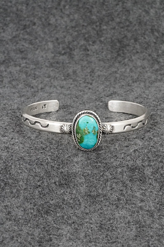 Turquoise & Sterling Silver Bracelet - Samuel Yellowhair