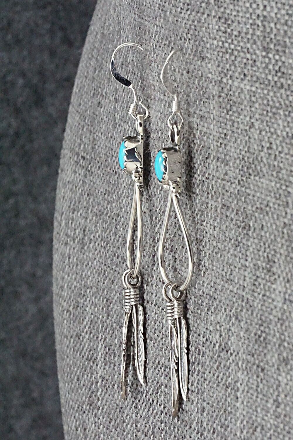 Turquoise & Sterling Silver Earrings - Sadie Jim