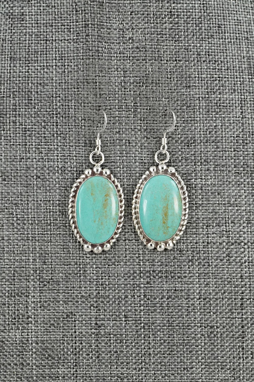 Turquoise & Sterling Silver Earrings - Antwone Brown