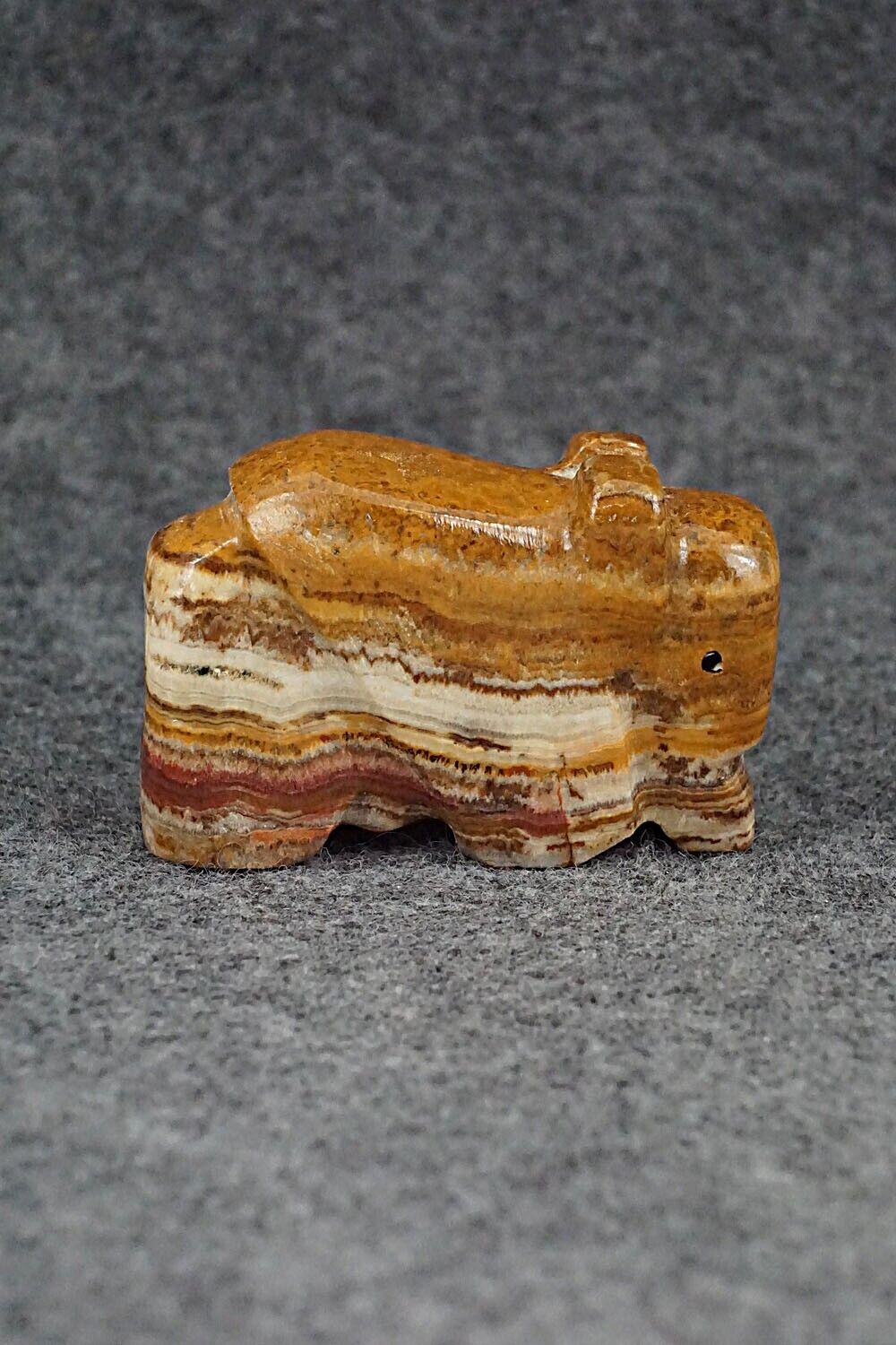 Buffalo Zuni Fetish Carving - Danny Lonjose