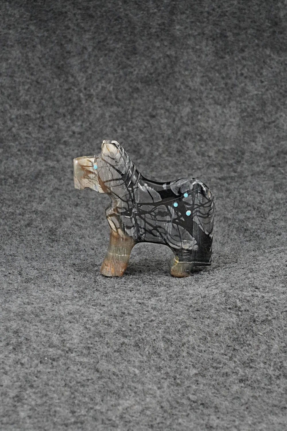 Horse Zuni Fetish Carving - Todd Etsate