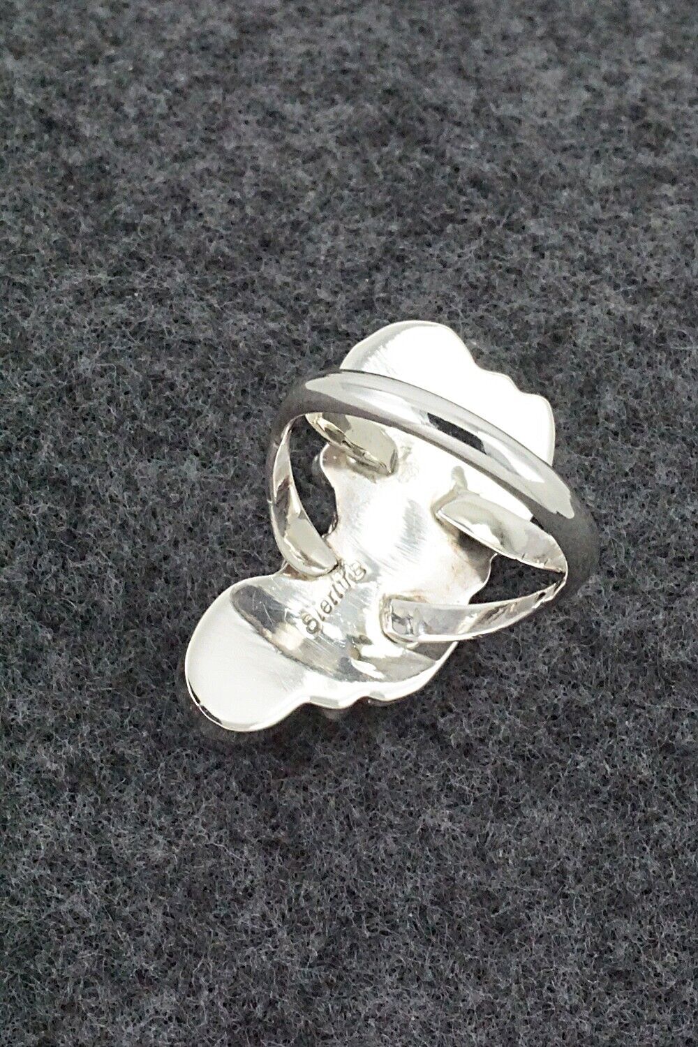 Turquoise & Sterling Silver Ring - Robert Martinez - Size 7