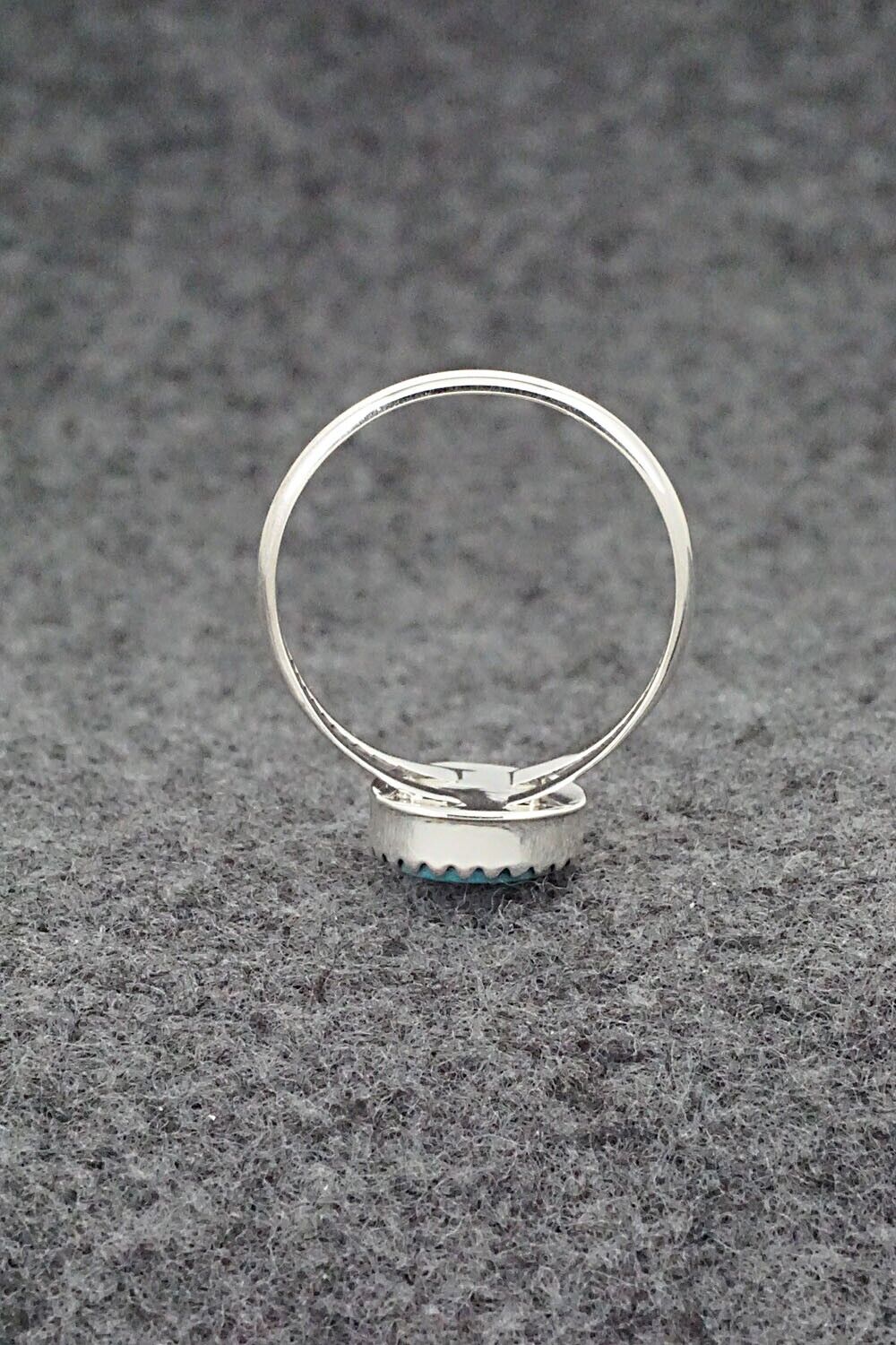 Turquoise & Sterling Silver Ring - Sharon McCarthy - Size 8.75