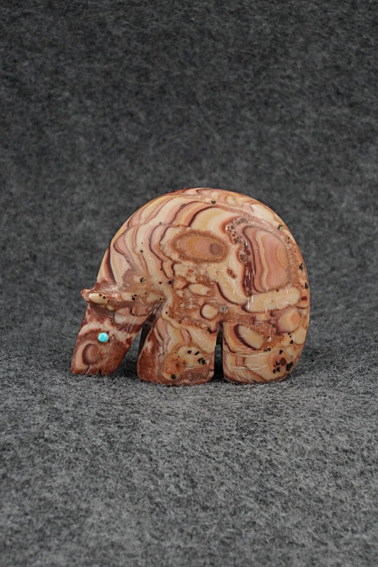 Bear Zuni Fetish Carving - Ronnie Lunasee