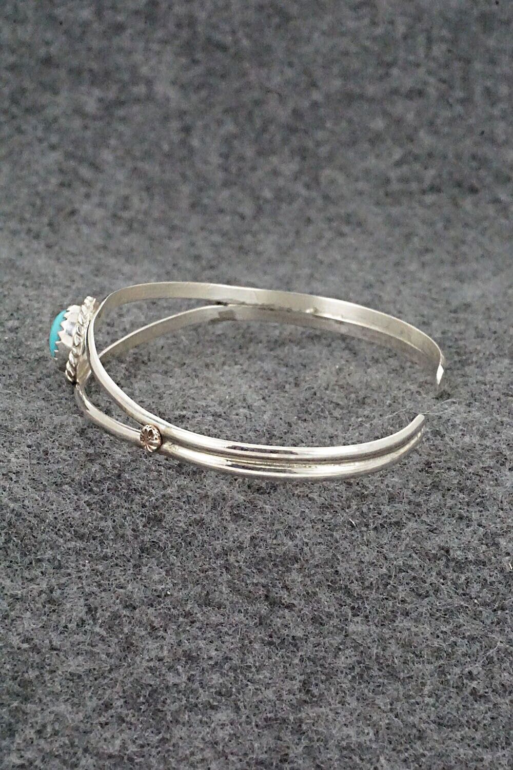 Turquoise & Sterling Silver Bracelet - Elton Cadman