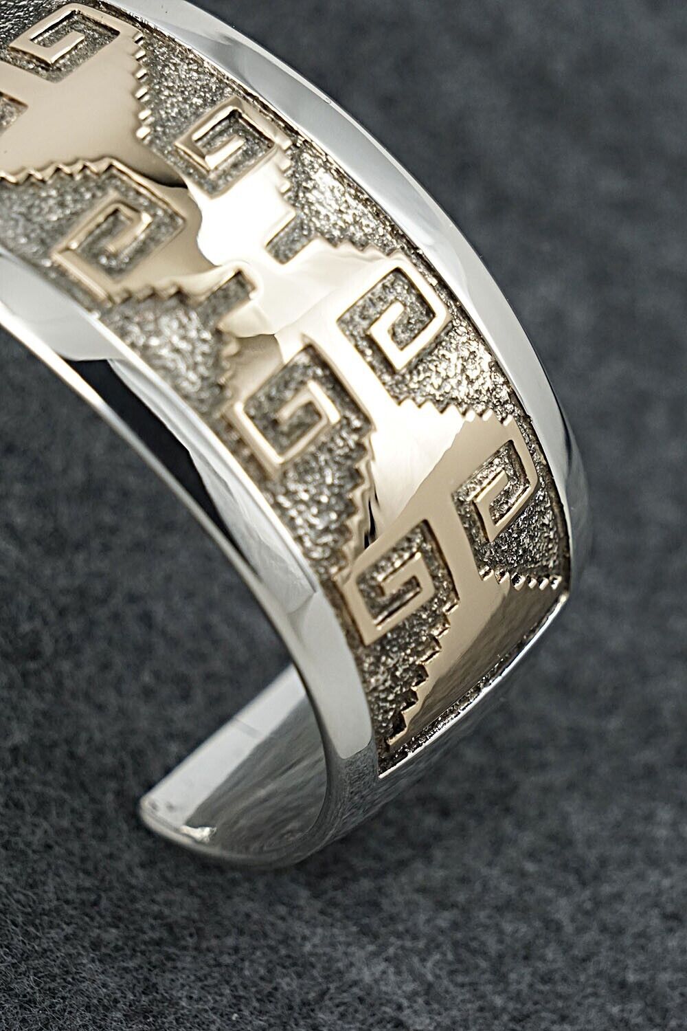 Sterling Silver & 14K Gold Bracelet - Dan Jackson