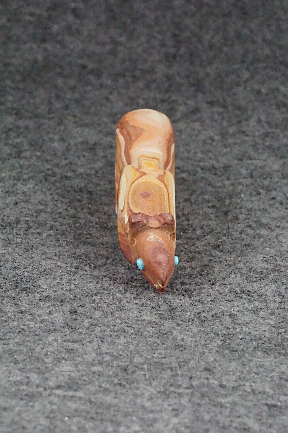 Mountain Lion Zuni Fetish Carving - Ronnie Lunasee