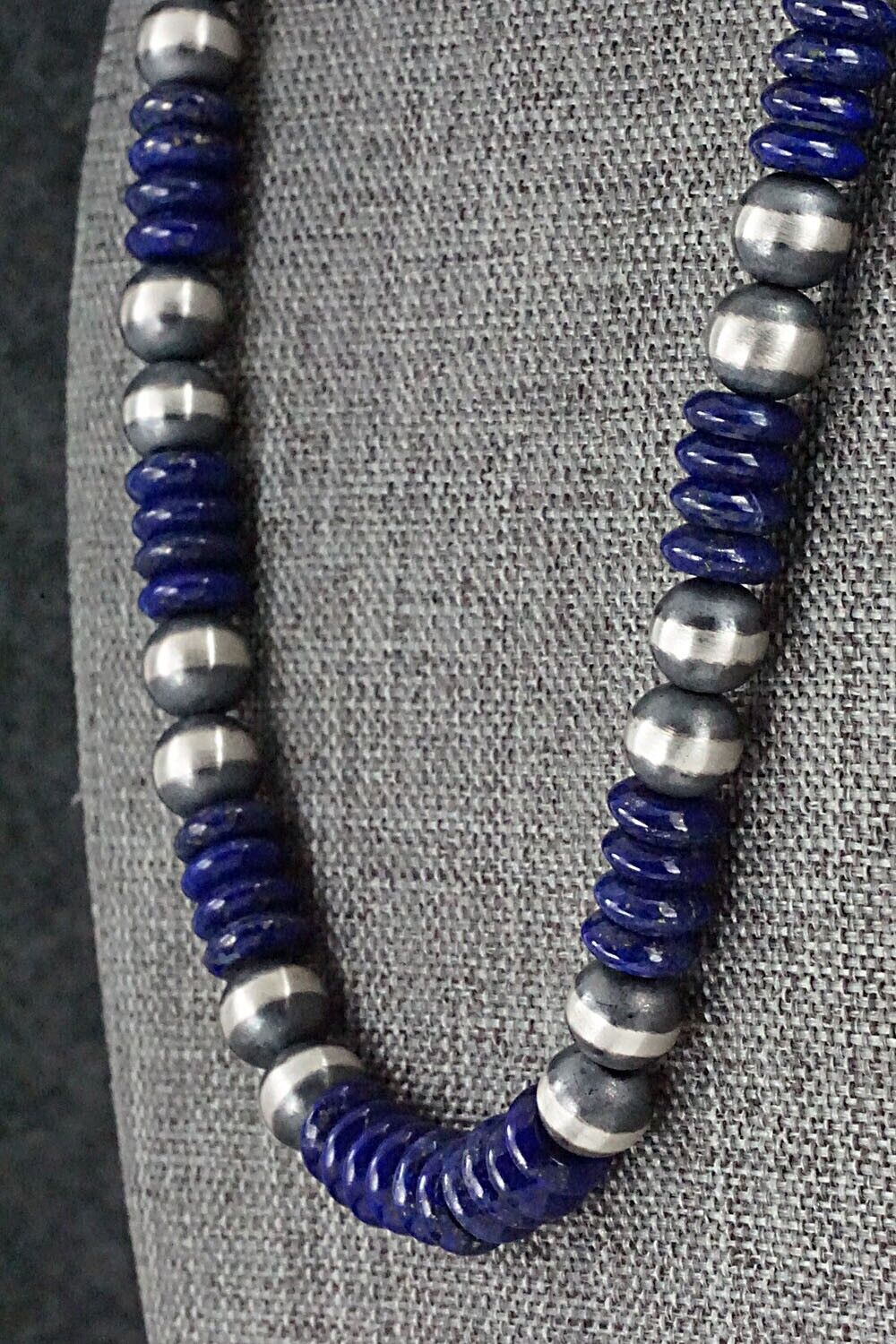 Lapis & Sterling Silver Necklace - Doreen Jake