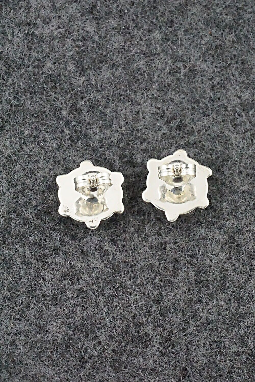 Onyx & Sterling Silver Earrings - Bernadette Hattie