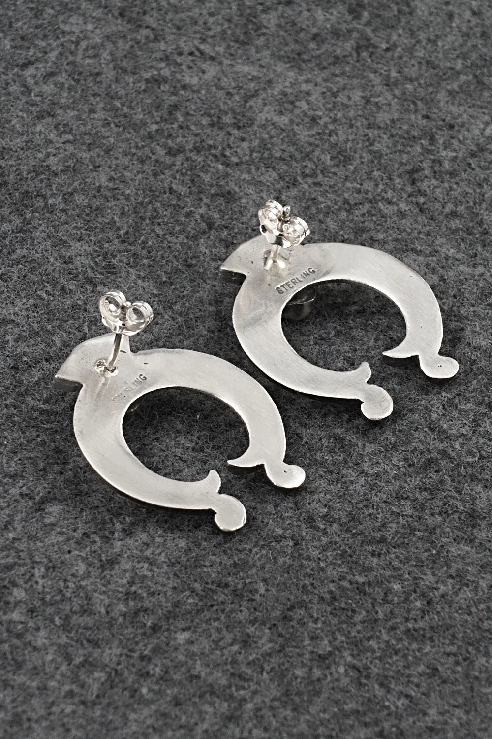 Turquoise & Sterling Silver Earrings - Adrienne Gordon