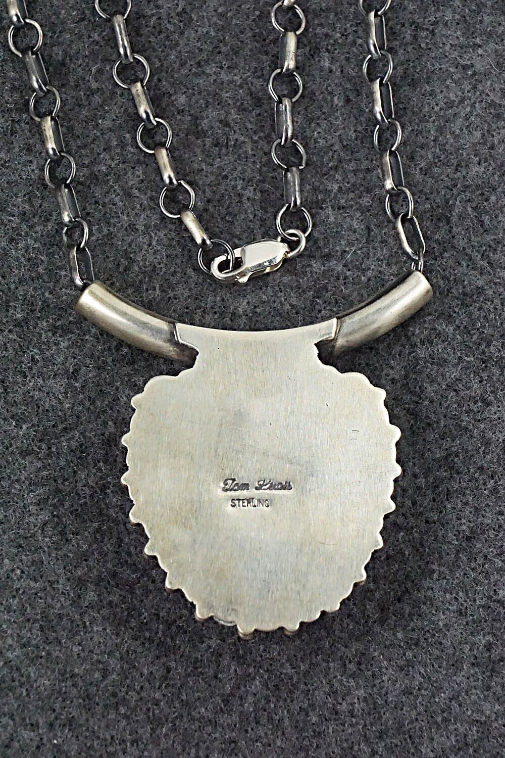 Turquoise & Sterling Silver Necklace - Tom Lewis