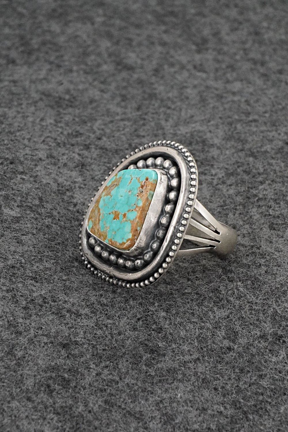 Turquoise & Sterling Silver Ring - Marita Benally - Size 8