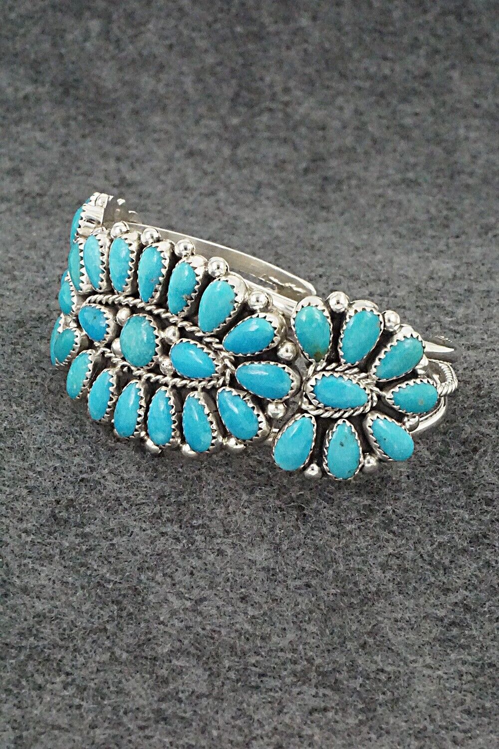 Turquoise & Sterling Silver Bracelet - Rodney Notah