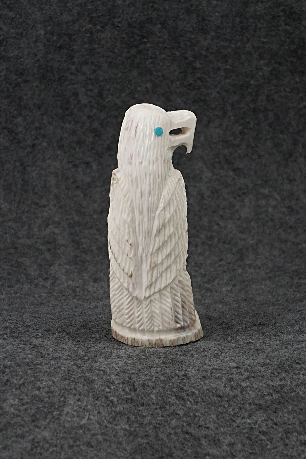 Eagle Zuni Fetish Carving - Gerrick Weeka