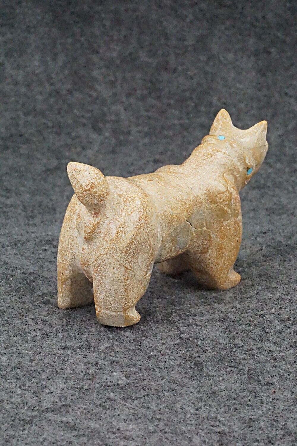 Dog Zuni Fetish Carving - Freddie Leekya