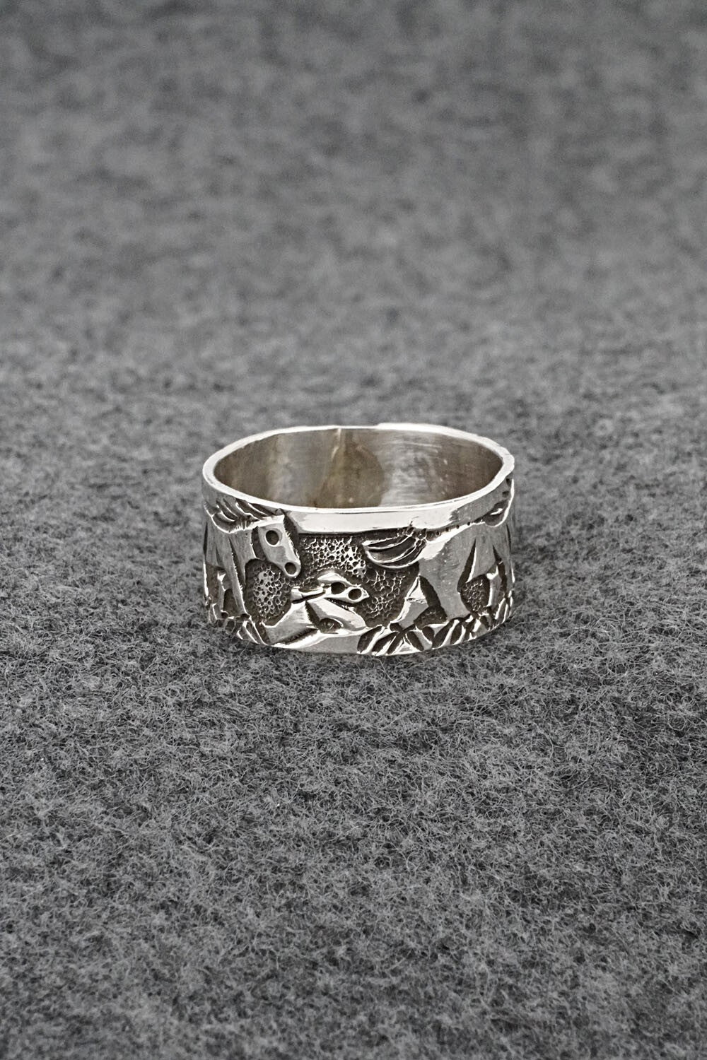 Sterling Silver Ring - Lloyd Becenti - Size 9.5