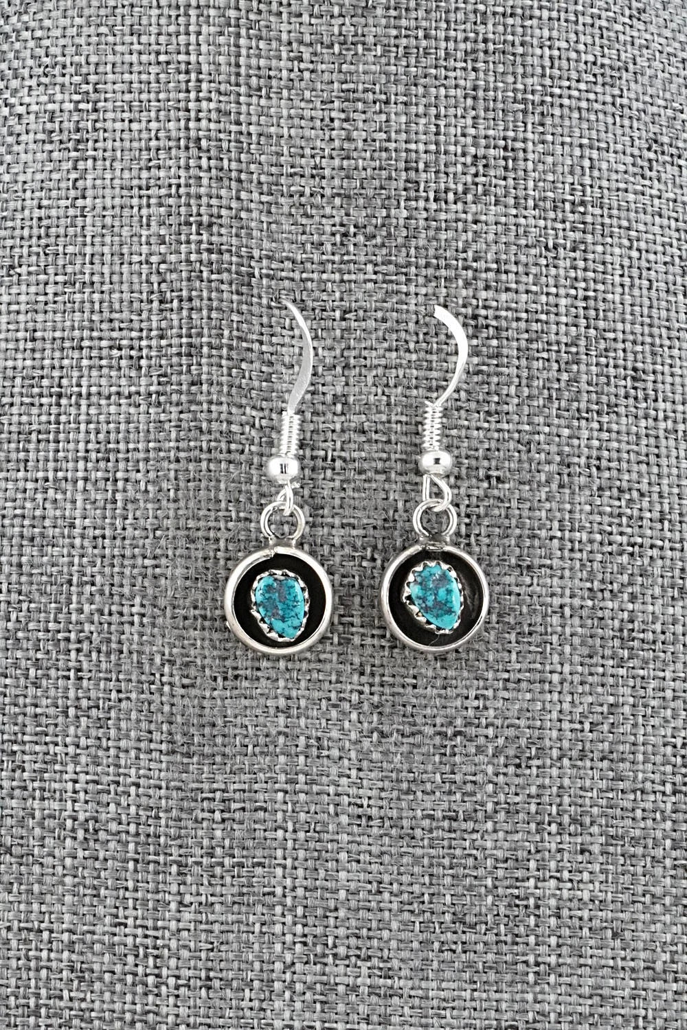Turquoise & Sterling Silver Squash Blossom Set - Phil Garcia