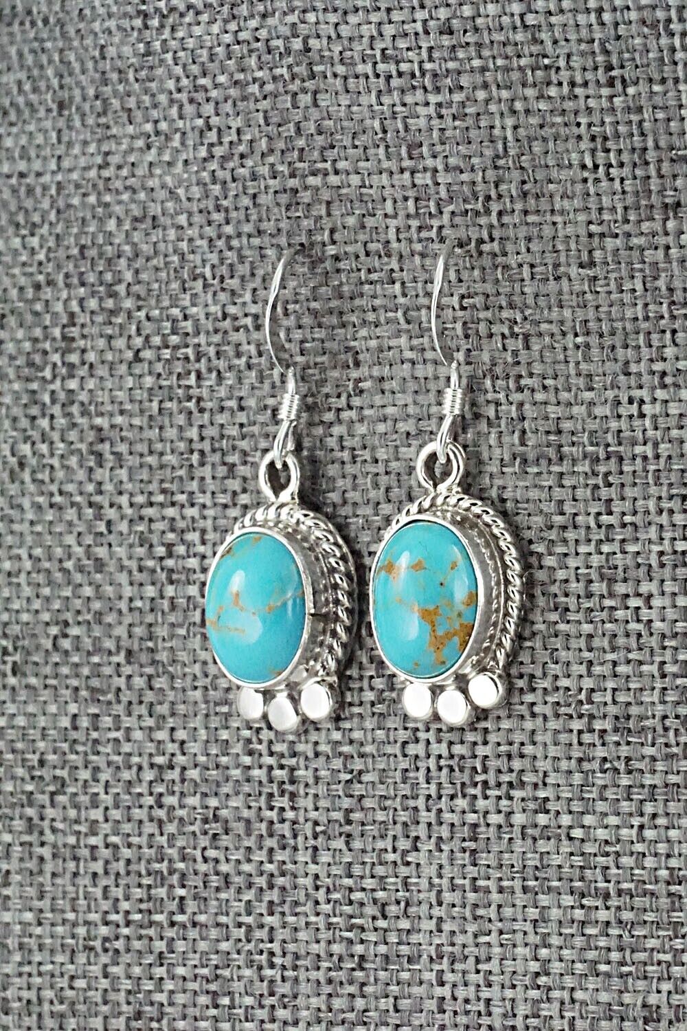 Turquoise and Sterling Silver Earrings - Sharon McCarthy