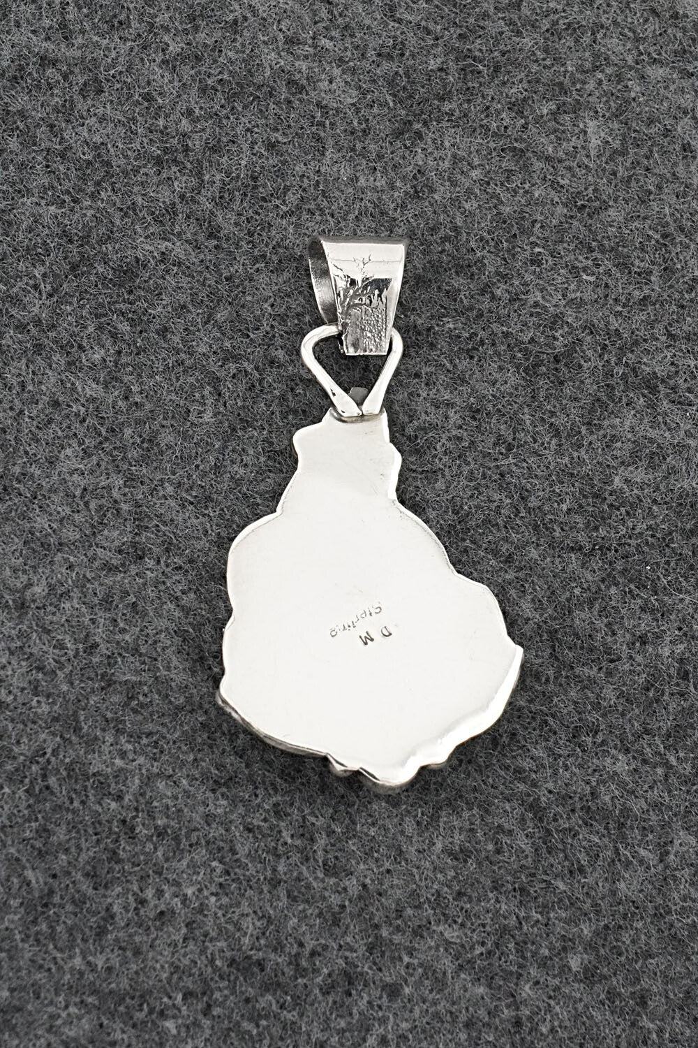 Coral & Sterling Silver Pendant - Darrell Morgan