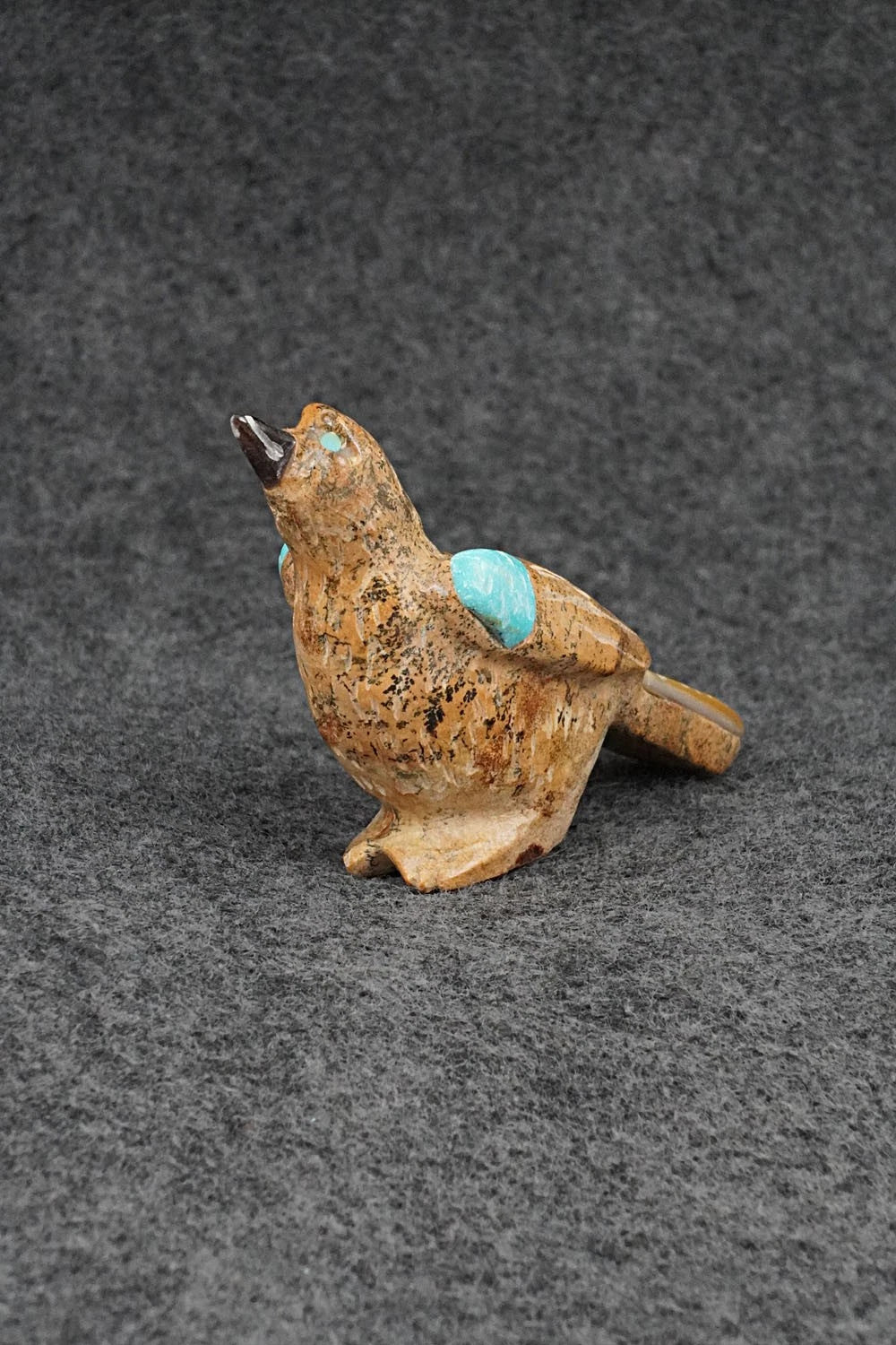 Quail Zuni Fetish Carving - Freddie Leekya