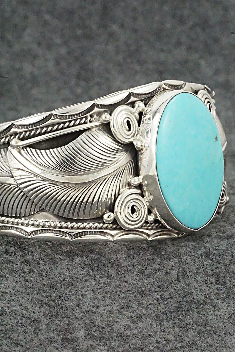 Turquoise & Sterling Silver Bracelet - Darrell Morgan