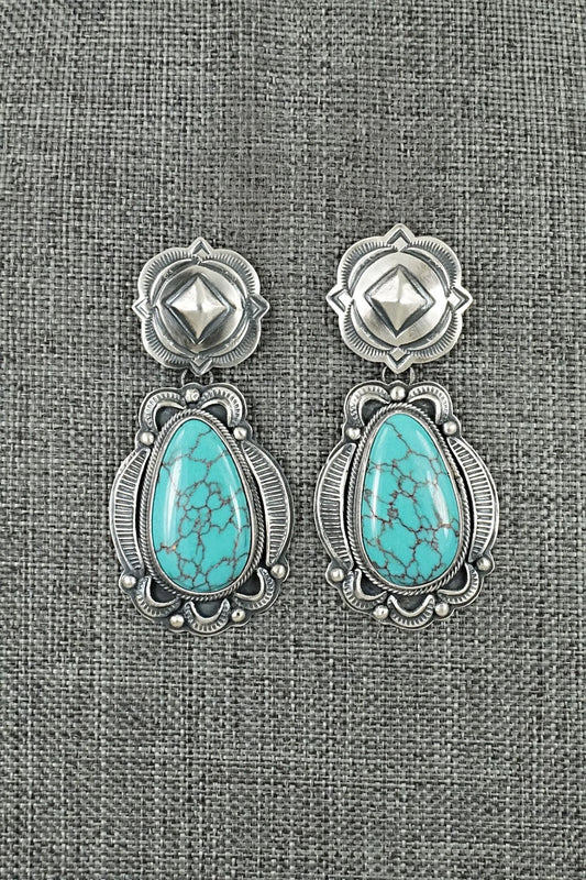 Turquoise & Sterling Silver Earrings - Randy Boyd