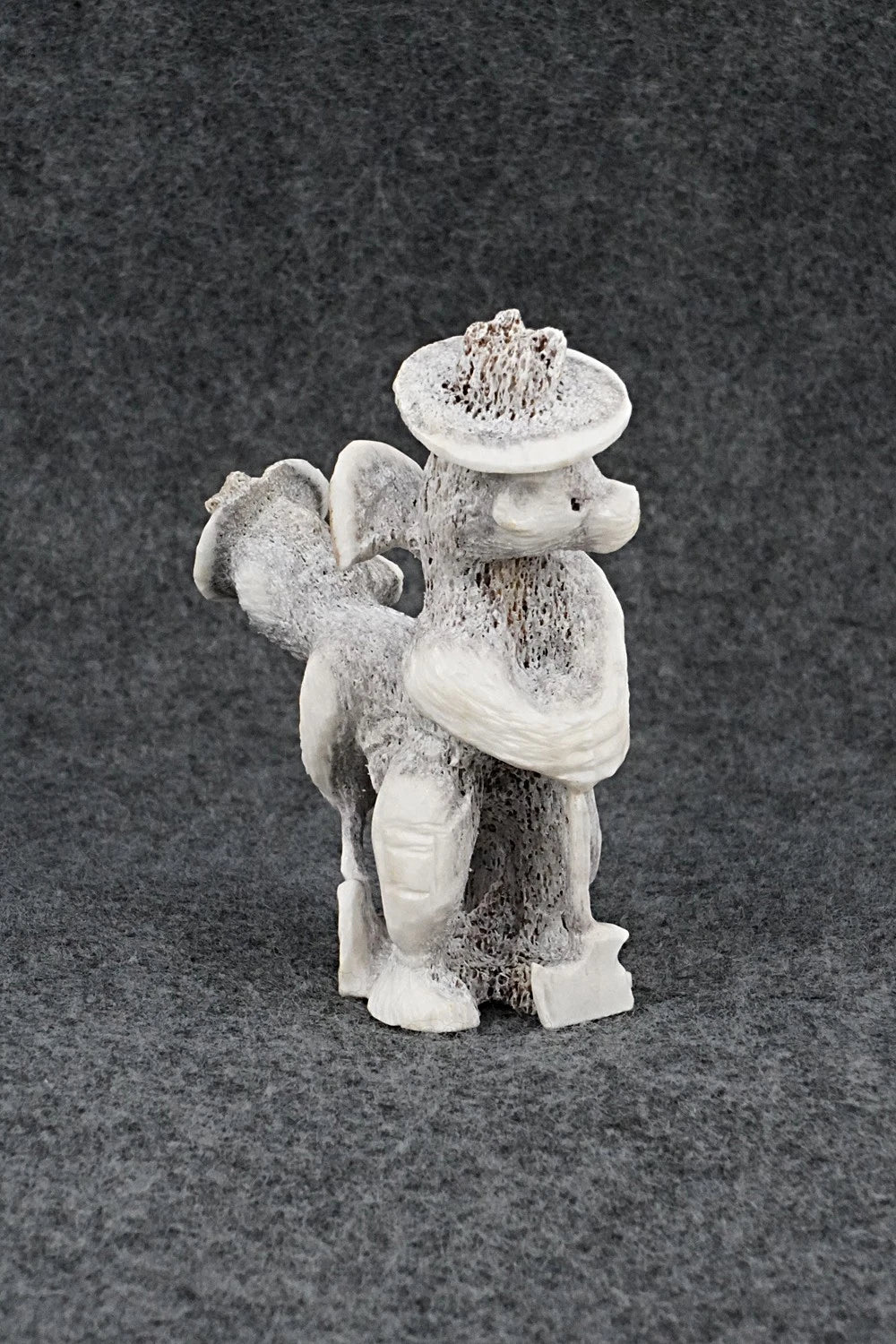 Smokey Bear Zuni Fetish Carving - Chris Peina